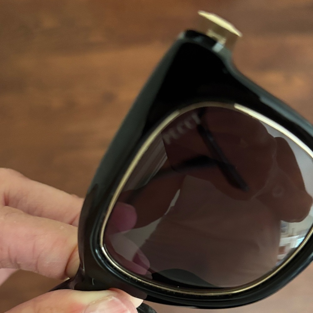 Emilio Pucci Black Sunglasses - Picture 5 of 5